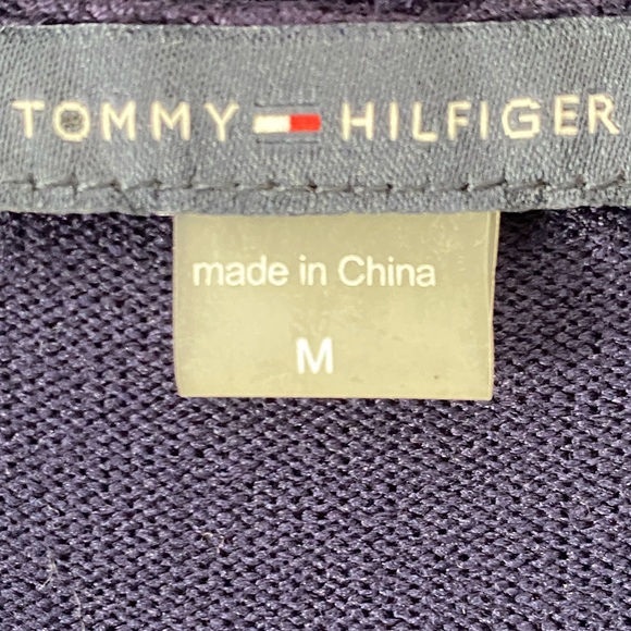 Tommy Hilfiger Women's Button Sleeve Cardigan NWT Women’s M Navy Blue - Picture 5 of 12